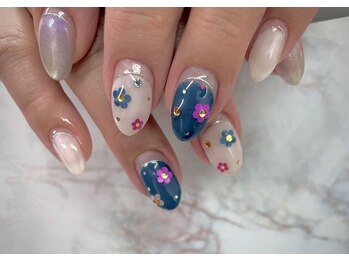 ネイルサロンアンドスクールラボ(LABO)/人気 お花!デザイン