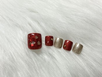 ジェムネイル(gem nail)/フット定額¥6600→¥5980