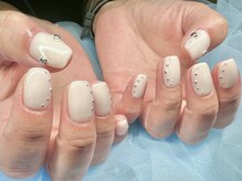 バウネイル(Bow nail)/ワンカラー＋パーツ