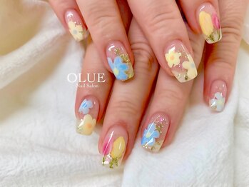 オルエ 池袋(OLUE)/手描きフラワー♪