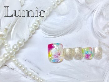 ルミエ(Lumie)/カラフルフラワーネイル☆￥7980