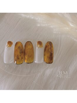 ビューティームーン(beauty moon)/べっ甲×ぷっくりミラーアクセ風