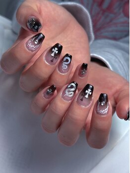 ホランイネイル(HORANGI NAIL)/フリーアートM 個性派ネイル