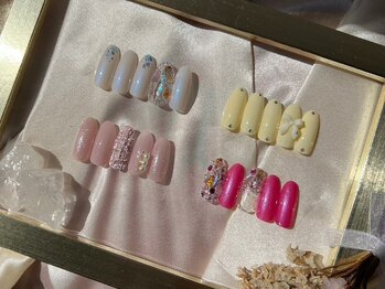 イブリス(ebliss)の写真/【ストーン10粒無料】ワンカラー/ラメグラ¥3980！フィルイン施術で自爪を削らない。定額なので通いやすい＊