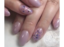 ピアチェーレミーオ(PIACERE MIO)の雰囲気（押し花ネイル　Bコース　）
