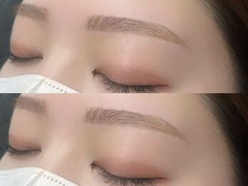 フェイン 福岡店(fein.)の写真/【黄金比美人顔に】まつ毛とアイブロウの同時施術でバランスを整える◎垢抜け顔が叶うセットメニュー多数!!