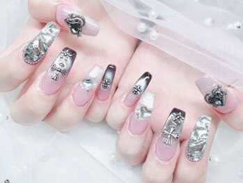 ヘブンビューティー 池袋店(HEAVEN Beauty)の写真/パーツ・カラー自由自在♪持ち込みOKのやり放題ネイル◎《やり放題★持ち込みOK￥7,500/初回オフ無料》