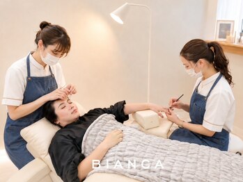 ビアンカマーレ 中野店(Bianca mare)の写真/ハンド＆まつげメニュー同時可能！一つのサロンで全てが叶う時短術♪【中野/パラジェル/まつげパーマ】