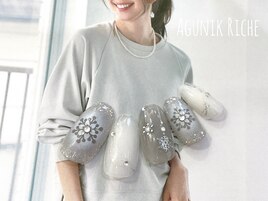 【結晶ネイル】