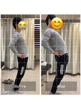 ナオル整体 三宮院(NAORU整体)/20代男性整体事例【立位後屈】