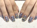 チェックネイル