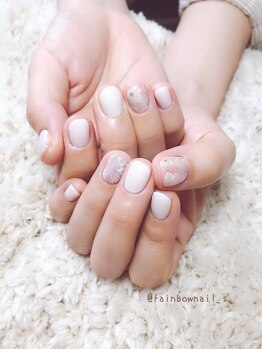 レインボーネイルズ(Rainbow nails)/ニュアンスフラワー