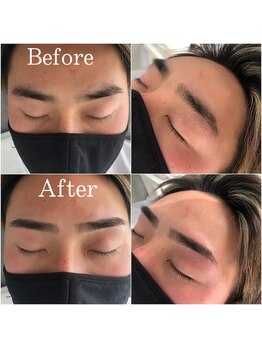 グローラウンジ(Glow lounge)/眉ワックス×スタイリング