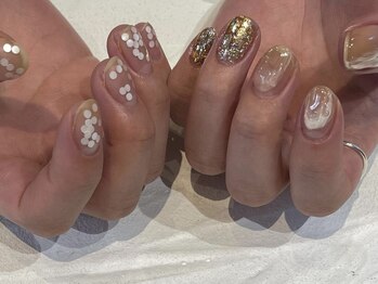 ファンクションネイルズ 表参道 原宿(FUNCTION NAILS)/マット/ニュアンス/キラキラ