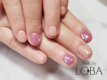ローバ(LOBA)/桜ホログラムネイル☆