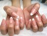 初回オフ無料【ハンドネイル】フレンチネイル パラジェル可○ ¥7000