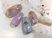 ネスト(Nest)/天然石ネイル（￥６５９０）