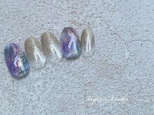 ヴィガー アンド ルックス 白金 目黒(Vigor&Looks)/ニュアンス　ミラーネイル　