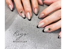 ネイルサロン キーズ(Nail salon Keys)/【お好きなアート定額】フレンチ