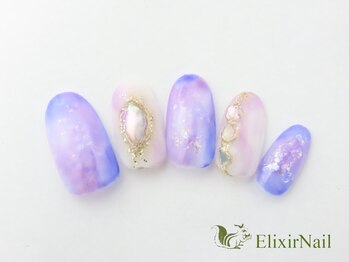 エリクサーネイル 神田(Elixir Nail)/ハンドやり放題/クーポン使用