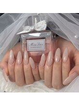 ハニーネイル(Honey nail)/長さだしワンカラー