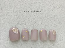 マリー ネイルズ いわきラトブ店(MARIE NAILS)/定額5,500円税込 シンプル 0904b