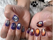 キキネイル たまプラーザ店(kikinail)/ハロウィンネイル/秋ネイル
