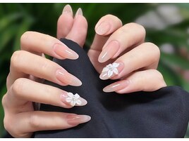 3Dお花+ソープネイル