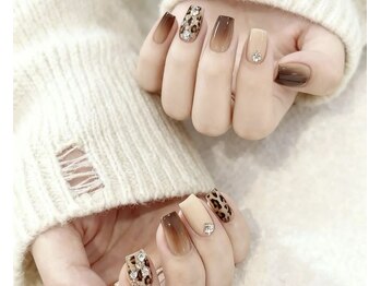 エミリーガーデン 六本木店(Emily Garden)/秋ネイル×レオパード