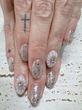 ビューティフルムーン ネイル 本厚木(Beautiful Moon Nail)/ぷっくりお花