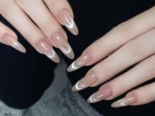 Lien nailsalon【長さだし専門店】パラジェル・フィルイン導入/水光マグネット｜フレンチ