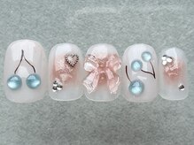ネイルメゾン 天神店(NAIL MAISON)/さくらんぼチークリボン￥9500