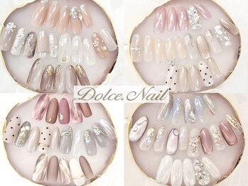 ドルチェネイル(Dolce.Nail)の写真/【人気No.1!!350種以上★Dolceコース】トレンド～定番まで豊富にご用意☆カラーチェンジ&パーツアレンジOK!