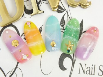 ネイルサロン ディーバ ギンザ(Nail salon Diva GINZA)/カラフルファンタジー¥9500