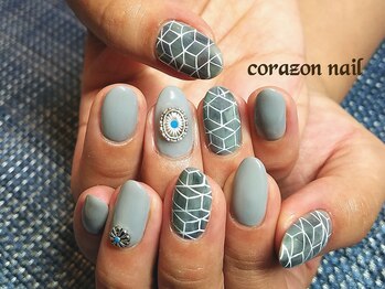 コラソンネイル(corazon nail)/HAND★90分やり放題・和柄