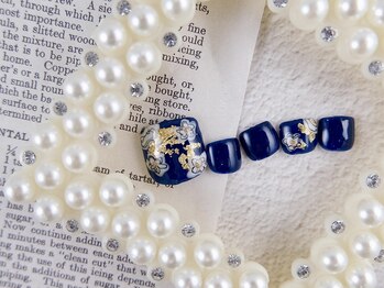 ショコ アンド ラム(Syoko&Lum)/☆手書きお花ネイル☆