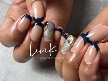 リンク(link)/ネイビーフレンチ