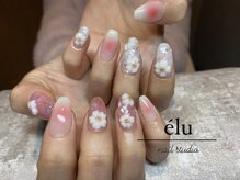 エル(elu)/パラジェル　春ネイル