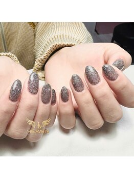 ヘブン ネイル 鶯谷(HEAVEN Nail)/グリッターネイル