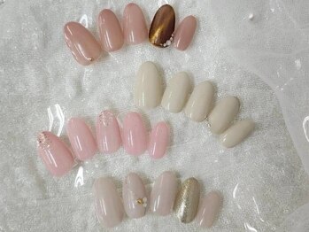 ネイルズスタイル(Nails Style)の写真/OLさんや主婦の方々、アートや派手目なネイルが日常出来ない方に大人気☆シンプルエレガントネイル¥5,000