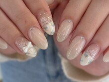 メロウ(mellow)/小花レースネイル