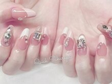 Quick Sukarupu 池袋東口【チップ長さだし専門店】/ピンクフレンチネイル