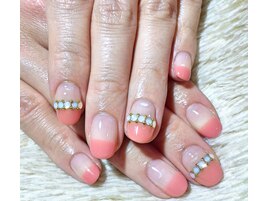 【ハンド】フレンチ×ビジュー