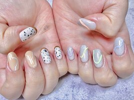 ちぐはぐネイル