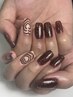 【nail】ワンカラー+アート2本まで ¥6,600