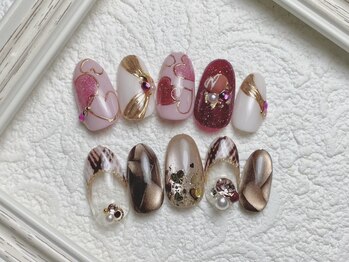 ベルビアンカ(Bell bianca)の写真/【口コミ5.0点☆】アート力が自慢のアットホームサロン♪シンプル~トレンドアートまで幅広くご用意あり!