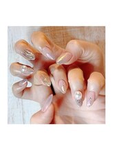 ビューティービースト フォー ネイルアンドアイラッシュ 松浜店(beauty:beast)/グレー×オーロラ☆