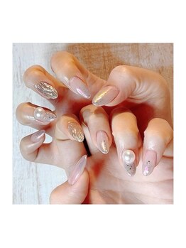 ビューティービースト フォー ネイルアンドアイラッシュ 松浜店(beauty:beast)/グレー×オーロラ☆