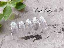 ディアリリー(Dia Rily)/キラキラ　クリアネイル