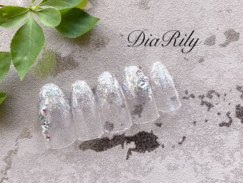 ディアリリー(Dia Rily)/キラキラ　クリアネイル